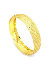 Resim Altın Kaplama Yan Çizgili Bilezik 1.5 Cm Blz-3045 Altın 
