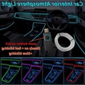 Resim Trendooze Turcoshop11 200cm Buz Mavisi Otomotiv İç Aydınlatma Led Şerit 