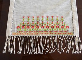 Resim El İşlemesi Kanaviçe 3lü Runner Seti 