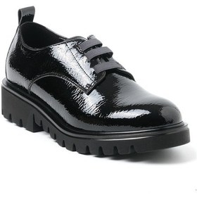 Resim Kadın Oxford Ayakkabı 3g4835 Comart 4835 Naplak Nero Siyah 
