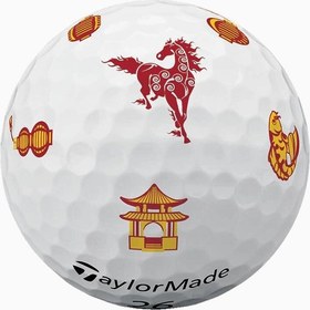 Resim TP5 pix Lunar New Year Golf Topu Özel Seri Premium Tasarım - Beyaz 