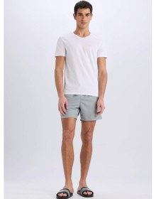 Resim DeFacto File Astarlı Kısa Boy Deniz Şortu E1032AX25HSGR265 