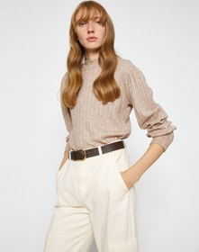 Resim Yuvarlak Yaka Triko Kazak 