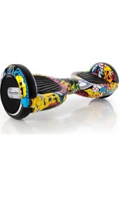Resim Citymate Smart Balance Elektrikli Kaykay Hoverboard Çanta Hediyeli Bluetooth Hoparlörlü Desenli 