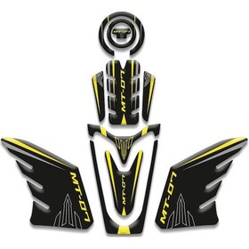 Resim Yamaha Mt07 Tank Pad Set 2021/2024 Uyumlu 04 