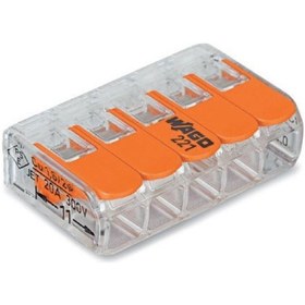 Resim Wago 221-415 ,kablo 0.14..4mm² 5pin 1-adet Buat Klemens 