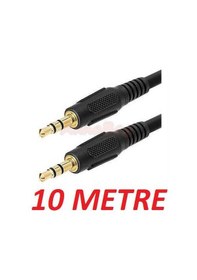 Resim 3.5 Mm Stereo Erkek Ses Aux Kablo 10 Metre 