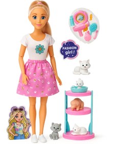 Resim Elonna Pet Shop Bebek Oyun Seti 