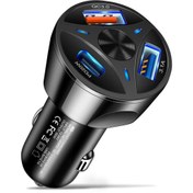 Resim Deppo Trend IPhone/Samsung/Xiaomi/Oppo ve Tüm Telefon Tablet Uyumlu 55W PD Q.C 3.0 Hızlı Araç Şarj Adaptör 