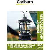 Resim Özel Üretim 2 Kademeli 500 Lümen Enerji Tasarruflu Dekoratif 3 Cob Retro Led Kamp Lambası Çok Renkli 