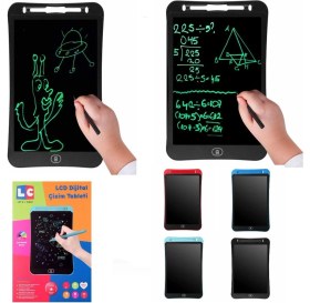 Resim LCD Dijital Çizim Tableti Silinebilir Ekranlı Eğitici Yazı Tahtası 10 Inç 