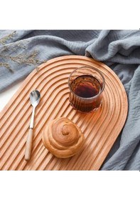 Resim Morponi Bambu Sunum Tahtası- Kesme Tahtası- Dekoratif Tahta 32 Cm X 24 Cm Bambu 