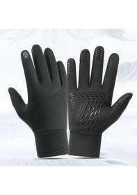 Resim Joyhub Erkek-kadın Dış Mekan Eldiveni Yün Isı Dokunmatik Su Geçirmez Arc-269 Siyah 
