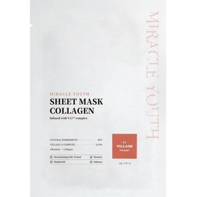 Resim Village 11 Factory Miracle Youth Sheet Mask Collagen 23 Gr Kolajen Maskesi 
