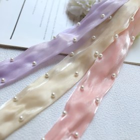 Resim Boho Şık İnci Kenarlı Balık Kuyruğu Kurdele - 2 Yard, 4 cm Genişlik | DIY Saç Tokaları & Çiçek Düzenlemeleri İçin Mükemmel | Doğum Günü Hediyeleri ve Tatil Süslemeleri, Noel, Cadılar Bayramı için İdeal 