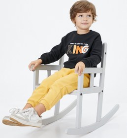 Resim Erkek Bebek Basic Jogger Eşofman Altı Beli Bağlamalı Dokulu Pamuklu 