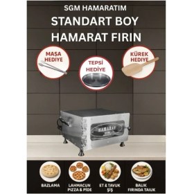 Resim Pratik Mini Fırın 2000W, Çeşitli Lezzetler Için Ideal, Metalik Şık Tasarım 