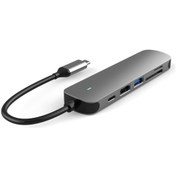 Resim Seewei Bx6H Tip-C Çok Fonksiyonlu Genişletici Hub Adaptörü 