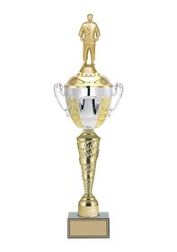 Resim Odak Kupa - Figürlü Kupalar - Judo / Karate Figürlü Kupalar Fg-088 C - 56 Cm Altın - Beyaz 