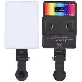 Resim Ximistore9 Cl-v11r Mini Led Işık: 2500k-9000k Renk Sıcaklığı, 24 Senaryo Efekti, 5w Rgb Tam Renkli Fotoğraf Işığı, 2000mah Pil Ve Usb Şarj 