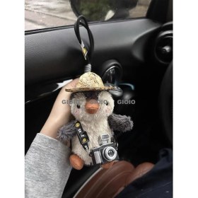 Resim Silver1 Zarif Anti-Kayıp Araba Anahtarlık Okul Çantası Çekicilik Bebek Yaratıcı Erkek ve Kadın Çift Yıldız Ayı Anahtarlık (Yurt Dışından) 