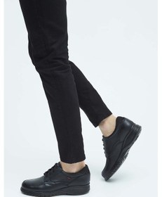 Resim Callaghan Erkek Hakiki Deri Siyah Casual Ayakkabı 618 12700 Erk Ayk Y23 Negro Siyah 