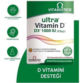 Resim Vitabiotics Ultra Vitamin D3 1000 Iu 96 Tablet 