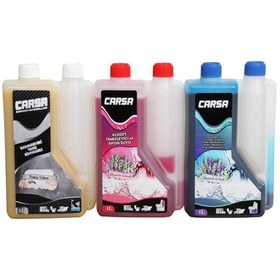 Resim Carsa Gri Tank Kimyasalı + Tuvalet Temizleyici ve Sifon Suyu + Siyah Tank Temizleyici Koku Önleyici Atık Parçalayıcı 3 x L 