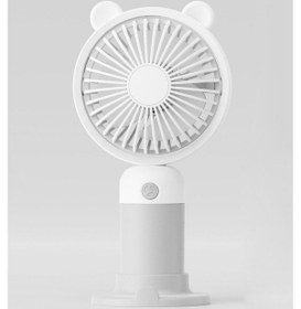 Resim Taşınabililir Mini Usb Şarjlı 3 Kademeli El Masaüstü Vantilatör Fan Soğutucu Ym88216 Gri 