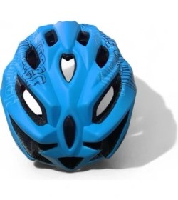 Resim Rectus Bisiklet Kaskı (Mavi Yetişkin Vizörlü LED Işıklı Beden 58/61) 