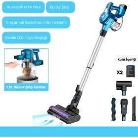 Resim İnse S63 265 W Kablosuz Dikey Süpürge 