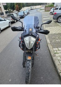 Resim Motocam Ktm 890 Adv Ön Cam 2021-2023 Model 44cm Füme Renkli 3mm Aparatsızdır 