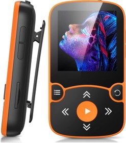 Resim AGPTEK 32GB Bluetooth 5.3 MP3 Çalar Klipsli, Renkli Ekranlı, FM Radyo ve Pedometreli 