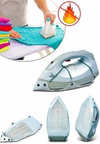 Resim abnturk Teflon Ütü Altlığı Tabanlığı Yanmaz Yapışmaz Pratik Kolay Kurulum 