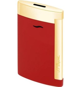 Resim S.t. Dupont Slim 7 Çakmak 027774 Bordo/gold 