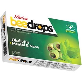 Resim Balen Beedrops Okaliptüs Mentol Nane Bitkisel Pastil 24 Adet 