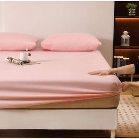 Resim Totem Ranforce Yastık Kılıflı Lastikli Çarşaf Takımı 180 X 200 Battal Boy Somon 