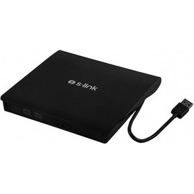 Resim S-Link SL-DRW06 USB 3.0 DVD-R CD-R RW Harici Optik Sürücü 