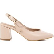 Resim Krem Topuklu Kadın Abiye Ayakkabı Pc-54706 Z Krem 