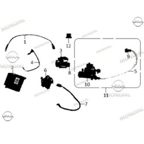 Resim Mondial Speedy 110 Manifold Orj (500190807) 