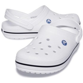 Resim Crocs Crocband 11016 Sabo Doktor ve Hemşire Terliği Ortapedik Unisex Terlik BEYAZ 
