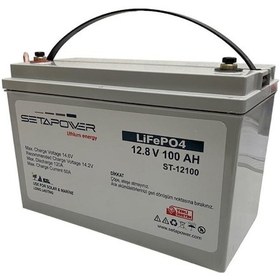 Resim Seta Power Lifepo4 12.8v 100ah Karavan/marine Abs Lityum Akü 