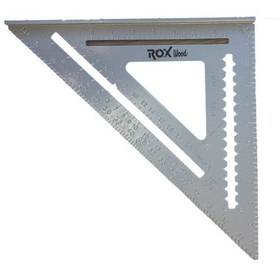 Resim Rox Wood 0100 Alüminyum Üçgen Marangoz Gönye 12 inç 