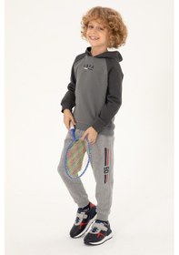 Resim U.s. Polo Assn. Erkek Çocuk Gri Melanj Eşofman Altı 50293619-vr086 Gri Melanj 