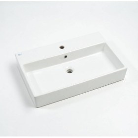 Resim Ideal Standard - Tezgah Üstü Lavabo Batarya Delikli 70x42 Cm Beyaz - Z250801- 