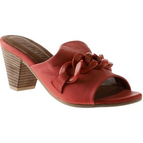 Resim Bueno Shoes Mercan Deri Kadın Topuklu Terlik 01wu11300 