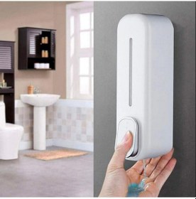 Resim Zhltools Beyaz Duvara Monte Sıvı Sabunluk Dispenser - 300 Ml 