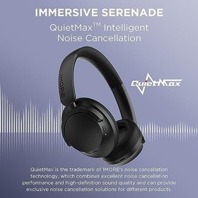 Resim 1MORE SonoFlow SE kulak üstü kulaklık, Bluetooth, aktif gürültü önleyici kulaklık, kablosuz, 70 saat hızlı şarj, mikrofonlu ENC kulaklık, derin bas, EQ ön ayarı 
