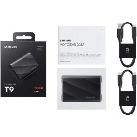 Resim Samsung 2tb T9 Mini USB 3.2 Gen 2.2 Type C Siyah Taşınabilir SSD MU-PG2T0B-WW 
