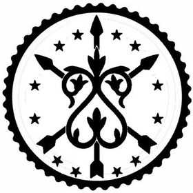 Resim Kafkas Sembolleri Tasarım 1.model Sticker 30 X 30 Cm 